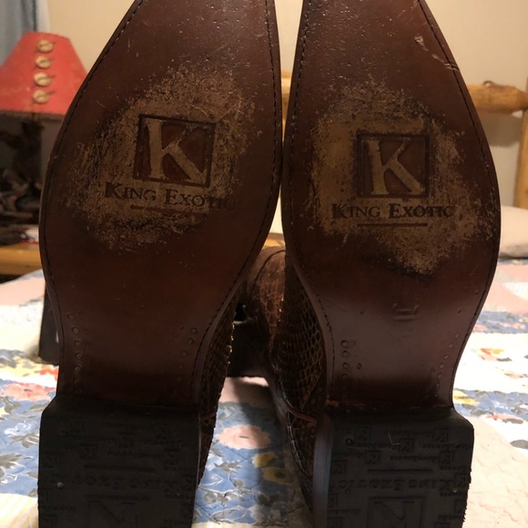 Luxurious exotic skin men’s boots NEW SALE PRICE 40% Off Original Offered Price! - Picture 5 of 8